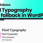 Fluid Typography with a fallback in WordPress with Breakdance Visual Builder